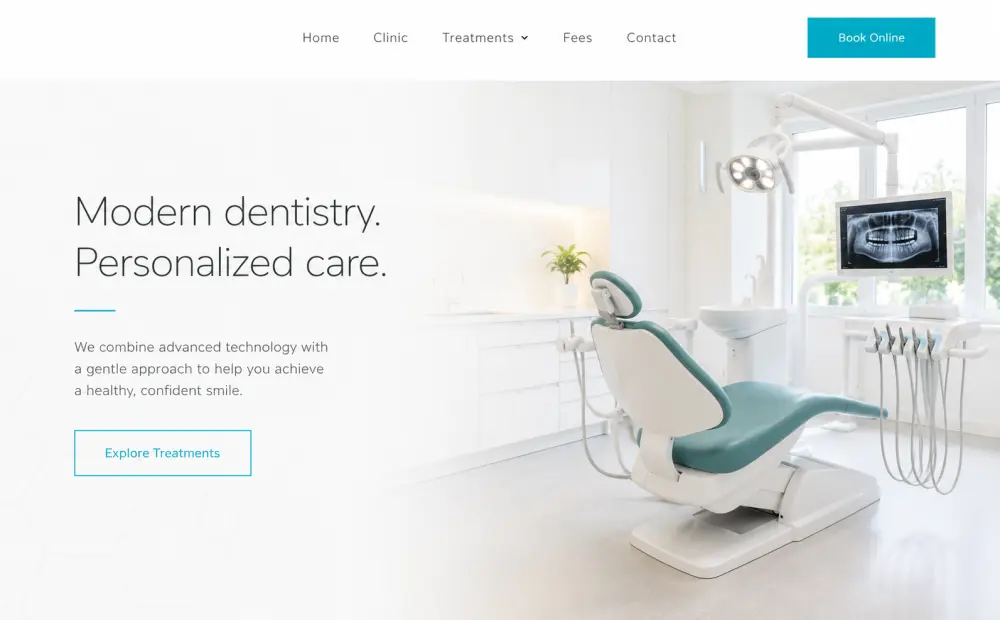 Dr. Lucie — concept website preview